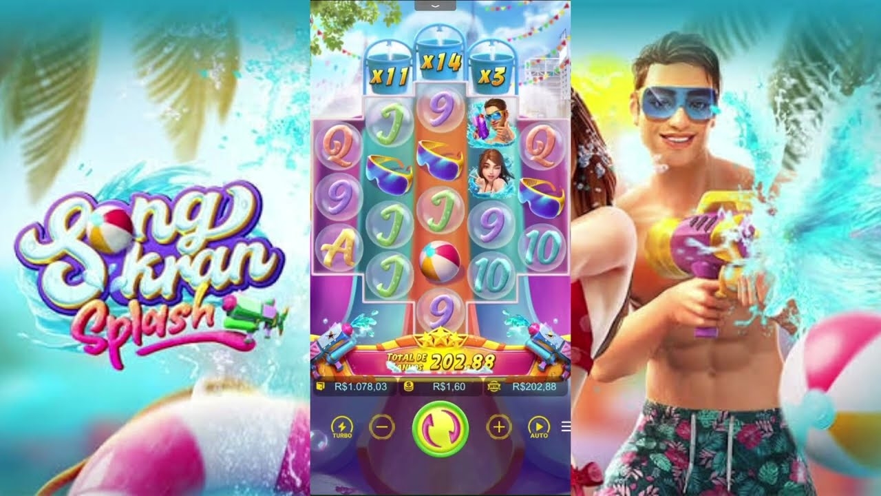 Songkran Splash, PG Slots, caça-níqueis online, recursos especiais, jogo de azar